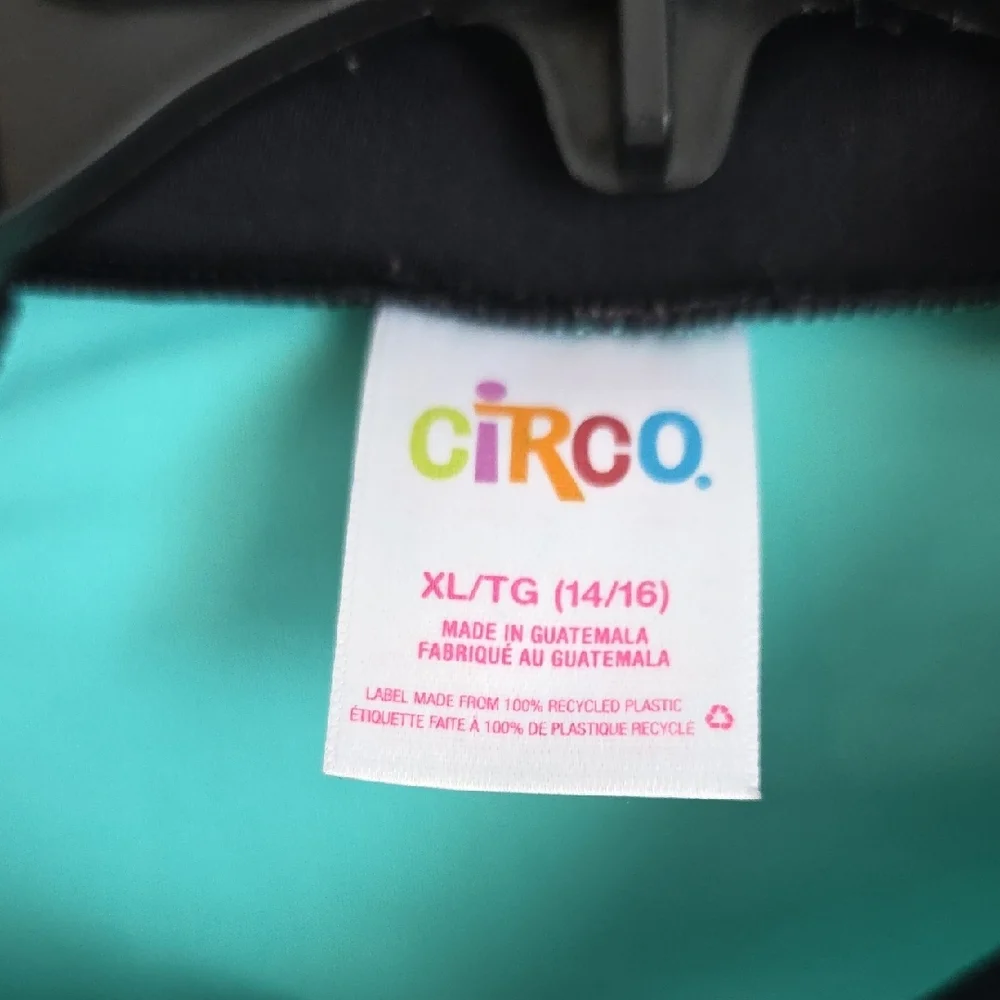 Circo Girls Long Sleeve Swim Top/Rash Guard XL